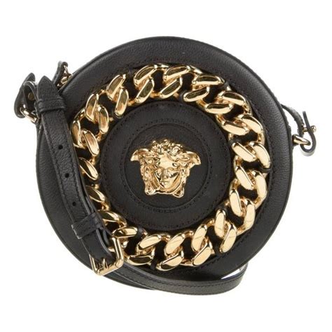 passerelle versace disco|Versace La Medusa Chain Leather Disco Bag .